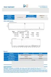 SNAP-8 10 mg third-party report: first page, low-resolution preview